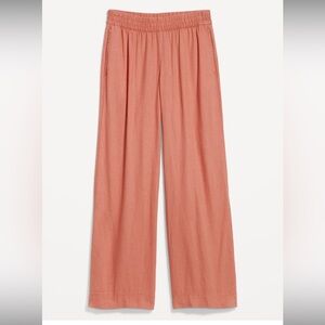 XXL Old Navy, worn once, pull on linen blend pants